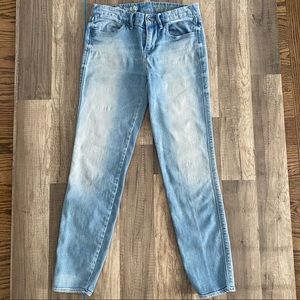 Madewell Light Wash Skinny Ankle Jeans